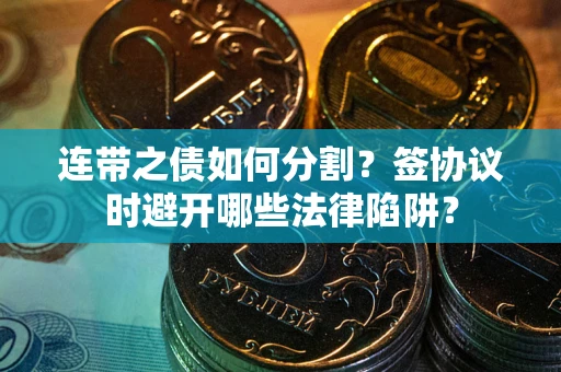 济南连带之债如何分割？签协议时避开哪些法律陷阱？