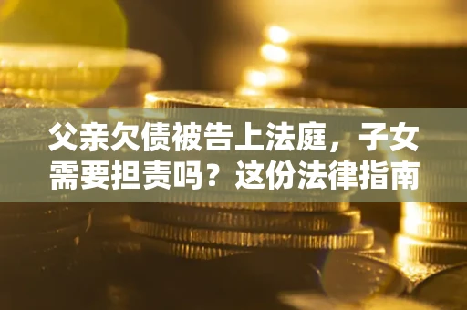 济南父亲欠债被告上法庭，子女需要担责吗？这份法律指南必须看完
