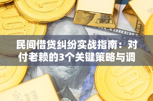济南民间借贷纠纷实战指南：对付老赖的3个关键策略与调解盲区解析